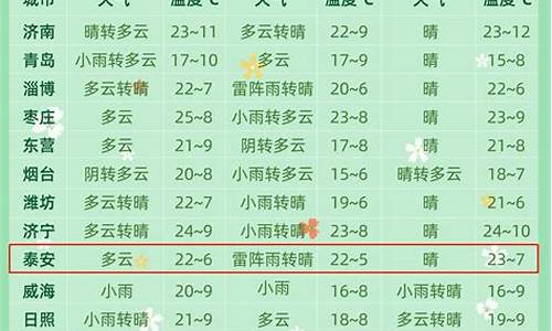 聊城天气预报7天_聊城天气预报7天一周