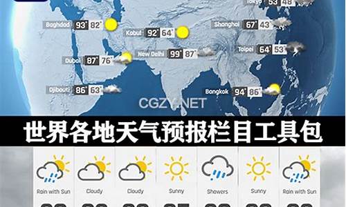 世界天气预报图_世界天气预报图片